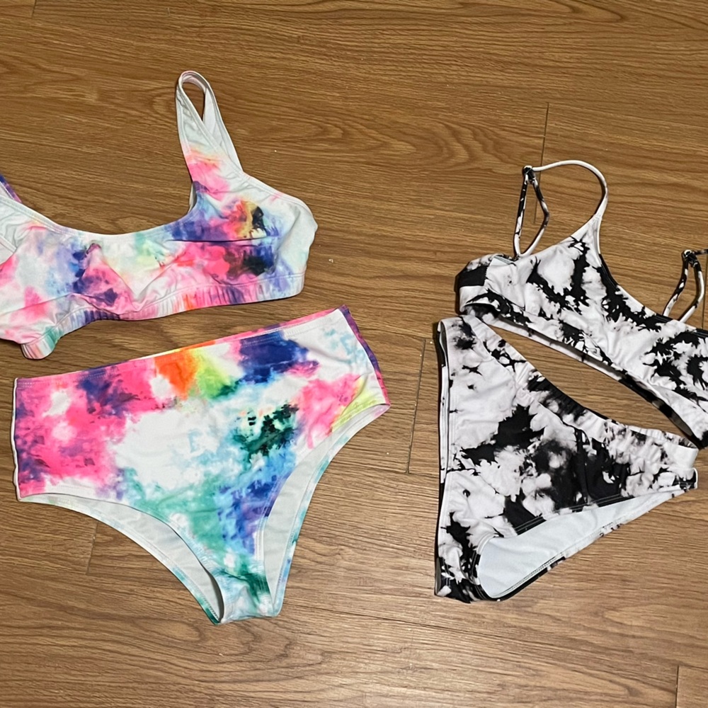 SHEIN Size L Bikinis - Tie Dye & Marble - Ladies